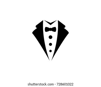 Tuxedo logo icon vector design