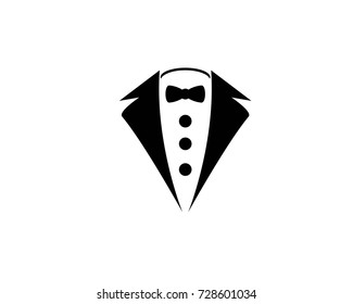 Tuxedo logo icon vector design