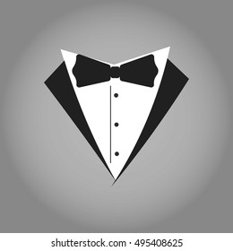 Tuxedo Logo Isolated Stock Vector (Royalty Free) 495408625 | Shutterstock