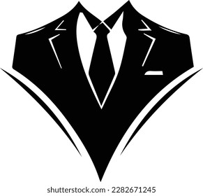 Tuxedo Logo Monochrome Design Style