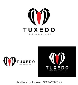 Tuxedo logo, Suit And Tie Vector, Men Suit Dress Tailor Design, Bow Tie Bowtie Icon, Vintage Classic Illustration