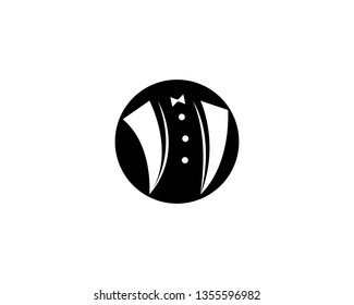 Tuxedo logo template vector icon illustration design 