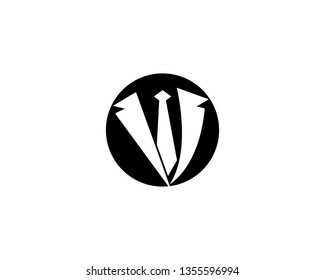Tuxedo logo template vector icon illustration design 