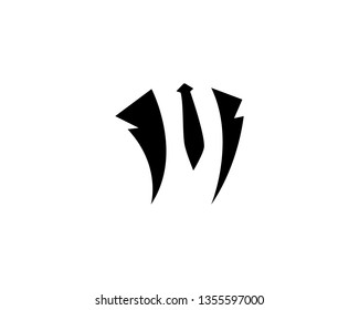 Tuxedo logo template vector icon illustration design 