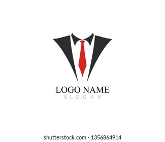 Tuxedo logo template vector icon illustration design 