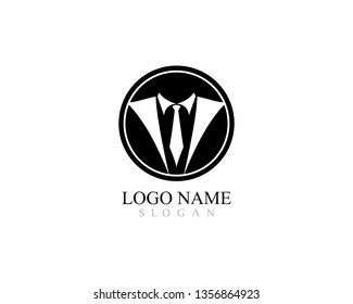 Tuxedo logo template vector icon illustration design 