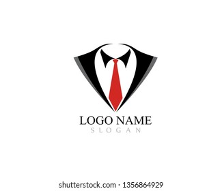 Tuxedo logo template vector icon illustration design 