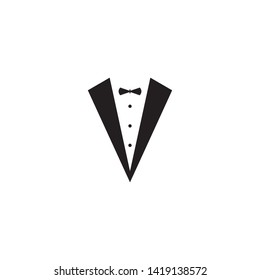 Tuxedo Logo template vector icon illustration design Vector