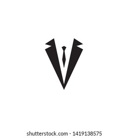 Tuxedo Logo template vector icon illustration design Vector