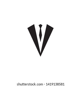 Tuxedo Logo template vector icon illustration design Vector
