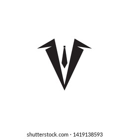 Tuxedo Logo template vector icon illustration design Vector