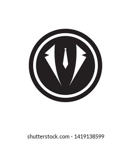 Tuxedo Logo template vector icon illustration design Vector