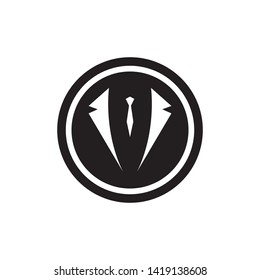 Tuxedo Logo template vector icon illustration design Vector