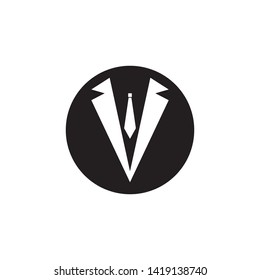 Tuxedo Logo template vector icon illustration design Vector