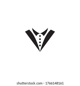 Diseño de ilustración de icono vectorial de la plantilla del logotipo de Tuxedo