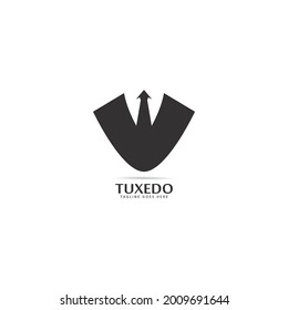 Tuxedo logo template vector icon illustration design 