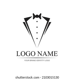Tuxedo Logo template vector icon illustration design - Vector