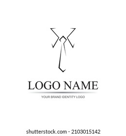 Tuxedo Logo template vector icon illustration design - Vector