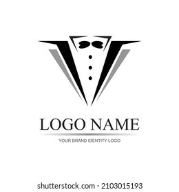 Tuxedo Logo template vector icon illustration design - Vector