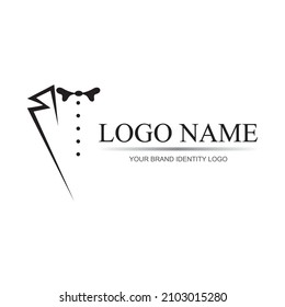 Tuxedo Logo template vector icon illustration design - Vector