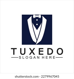 Tuxedo Logo template vector icon illustration design