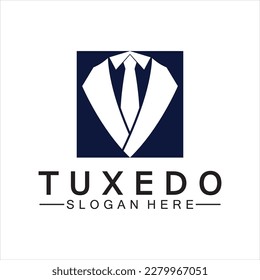 Tuxedo Logo template vector icon illustration design