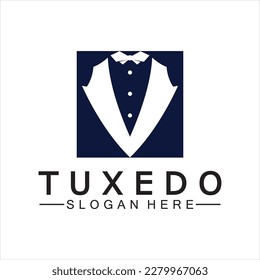 Tuxedo Logo template vector icon illustration design