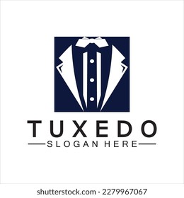 Tuxedo Logo template vector icon illustration design