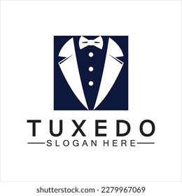 Tuxedo Logo template vector icon illustration design