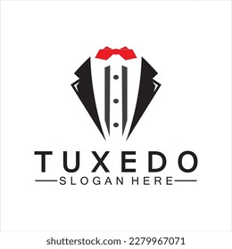 Tuxedo Logo template vector icon illustration design