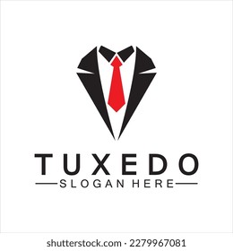 Tuxedo Logo template vector icon illustration design