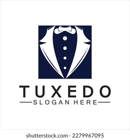 Tuxedo Logo template vector icon illustration design