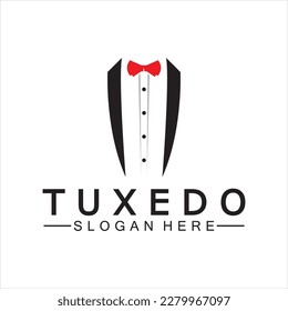 Tuxedo Logo template vector icon illustration design