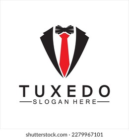 Tuxedo Logo template vector icon illustration design