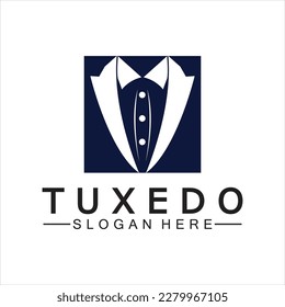 Tuxedo Logo template vector icon illustration design