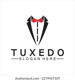 Tuxedo Logo template vector icon illustration design