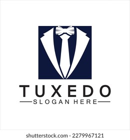 Tuxedo Logo template vector icon illustration design