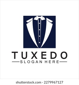 Tuxedo Logo-Vorlage Vektorsymbol-Design