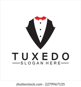 Tuxedo Logo template vector icon illustration design