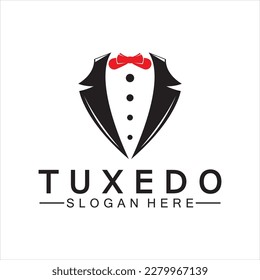 Tuxedo Logo template vector icon illustration design
