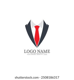 tuxedo logo template vector icon illustration design vector