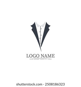 tuxedo logo template vector icon illustration design vector