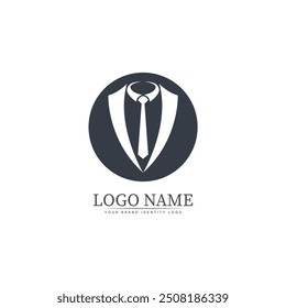 tuxedo logo template vector icon illustration design vector