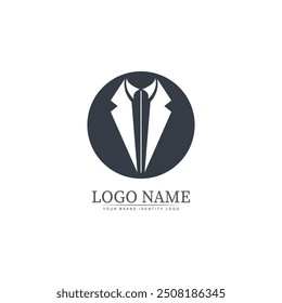 tuxedo logo template vector icon illustration design vector