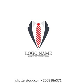 tuxedo logo template vector icon illustration design vector