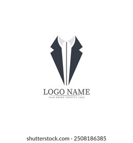 Vector de diseño de ilustración de icono de Vector de Plantilla de logotipo de esmoquin