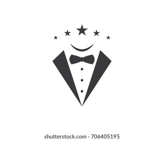 Tuxedo Logo Template vector icon