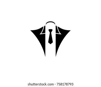 Tuxedo logo template vector icon illustration design