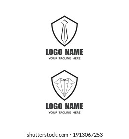 Naturaleza del símbolo vectorial de la plantilla de logotipo de Tuxedo