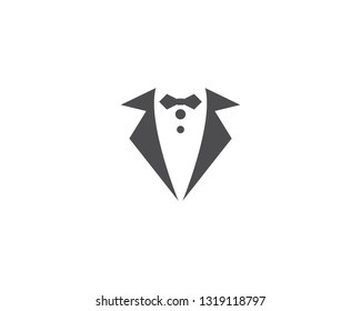 Tuxedo logo vector icon template